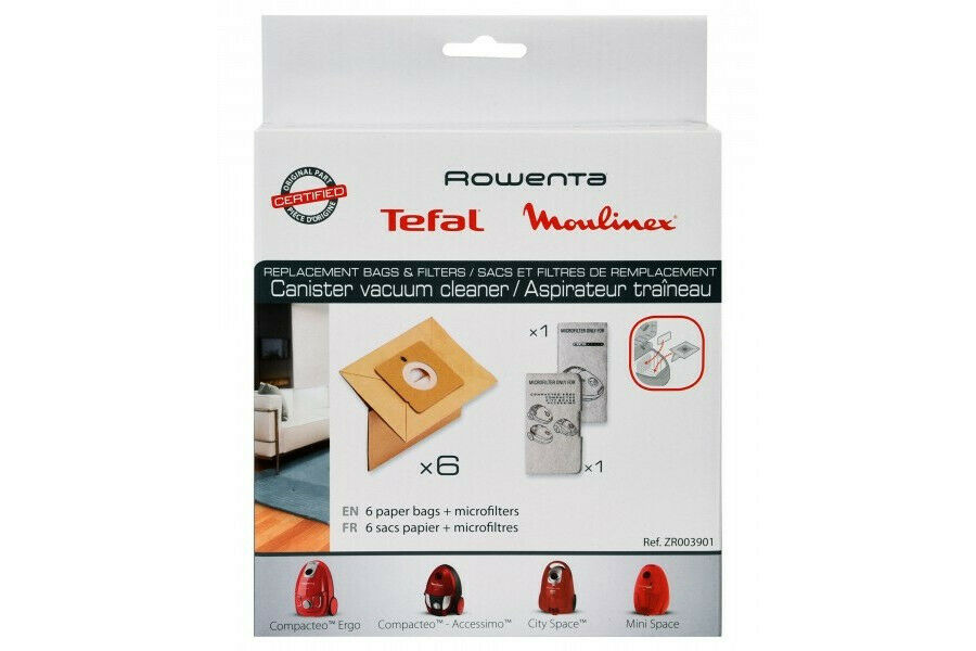 Sacchetti Rowenta + Microfiltri ZR003901
