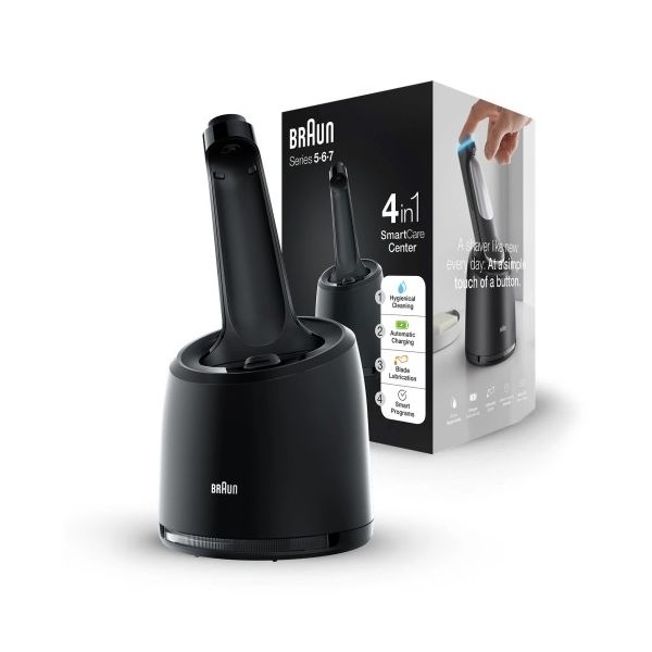 Stazione di Pulizia Braun Clean&Charge per Rasoi Elettrici Serie 5 / 6 / 7 - 81697129