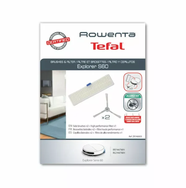 KIT Filtro e spazzola ZR740003 Rowenta